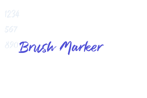 Brush Marker