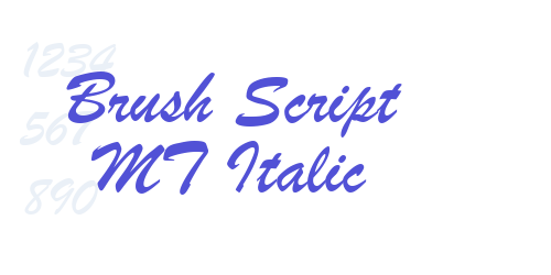 Brush Script MT Italic