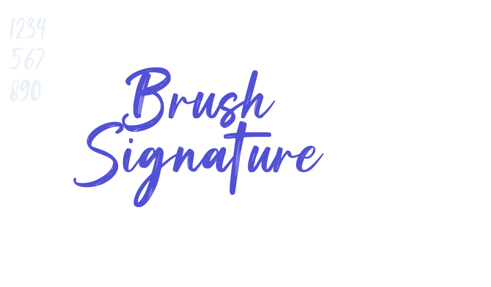 Brush Signature-font-download