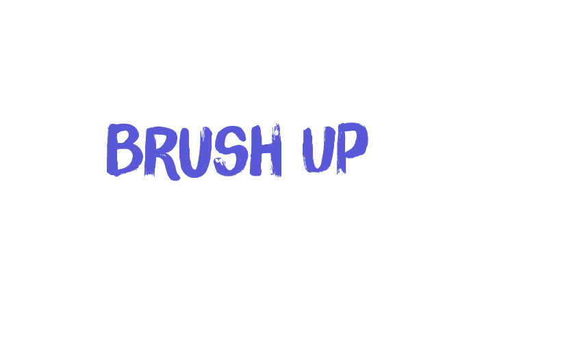 Brush Up Font Download