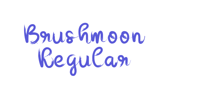 Brushmoon Regular Font Download