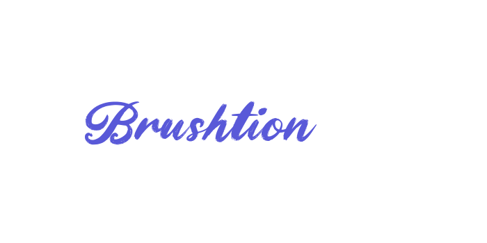 Brushtion Font