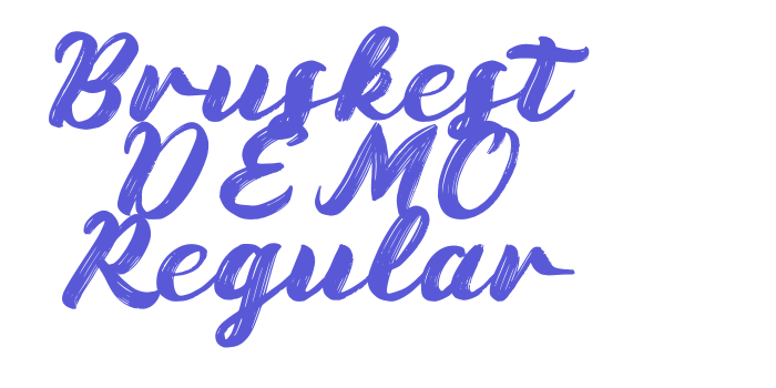 Bruskest DEMO Regular Font Download