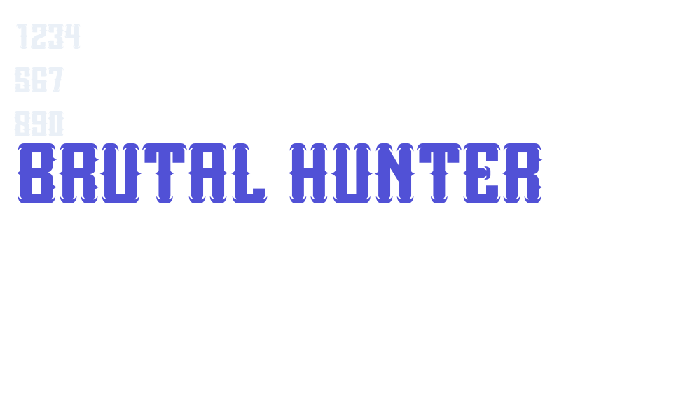 Brutal Hunter-font-download