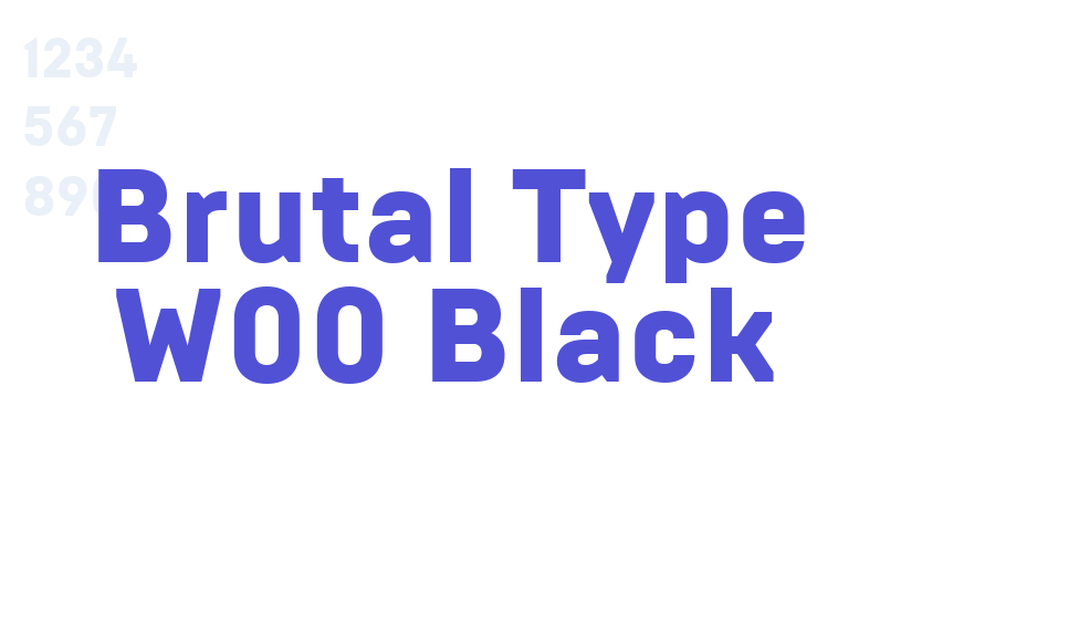 Brutal Type W00 Black-font-download