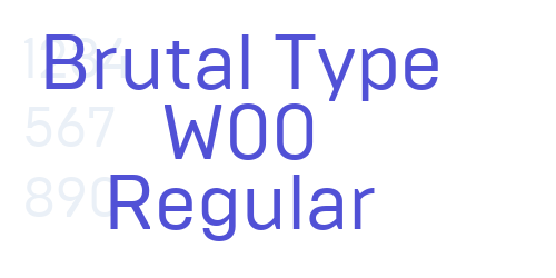 Brutal Type W00 Regular-font-download