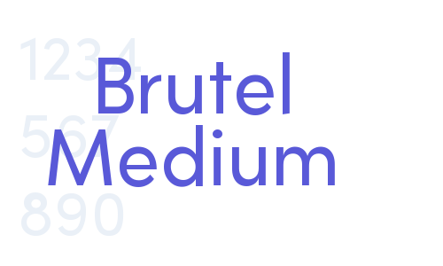 Brutel Medium Font Download