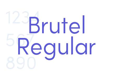 Brutel Regular Font Download