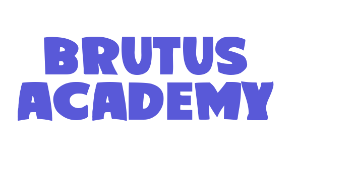 Brutus Academy Font