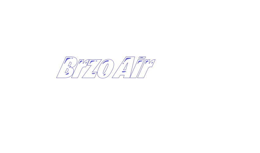 Brzo Air Font Download