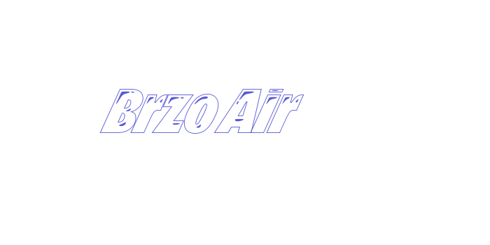 Brzo Air Font Download