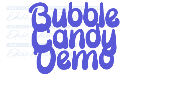 Bubble Candy Demo font free