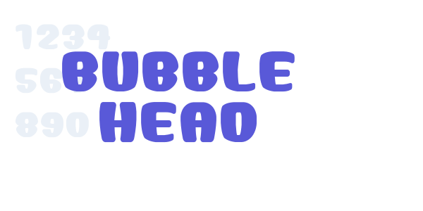 Bubble Head font free