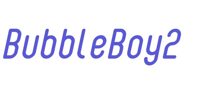 BubbleBoy2 Font Download