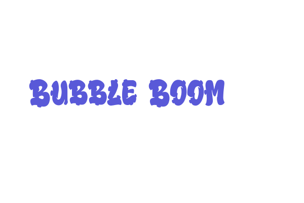 Bubble Boom Font