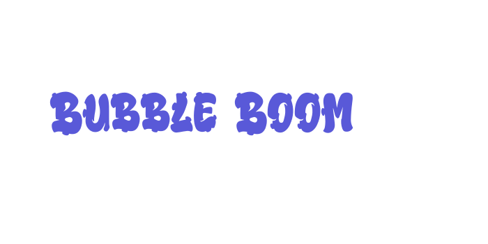 Bubble Boom Font Download