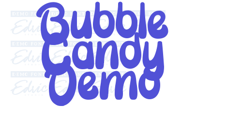 Bubble Candy Demo-font-download
