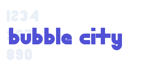 Bubble City-font-download