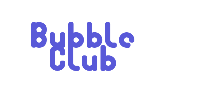 Bubble Club Font Download