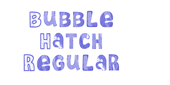 Bubble Hatch Regular Font