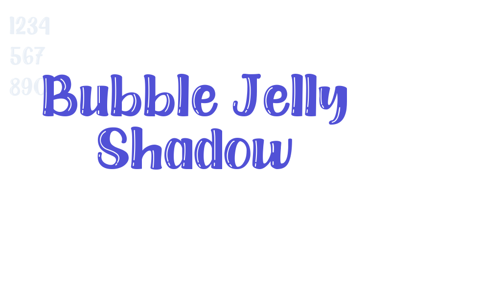 Bubble Jelly Shadow-font-download