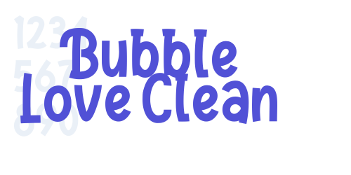 Bubble Love Clean-font-download