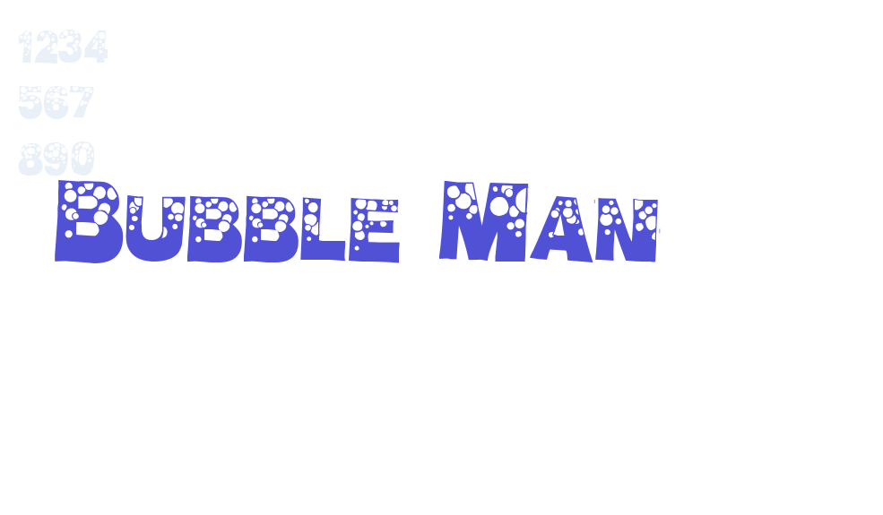 Bubble Man-font-download