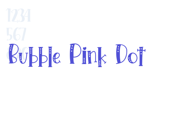 Bubble Pink Dot