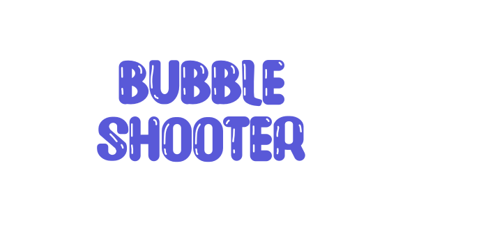 Bubble Shooter Font Download