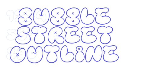 Bubble Street Outline-font-download