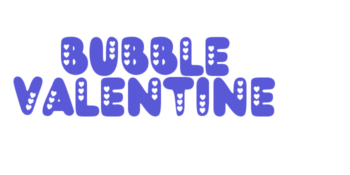 Bubble Valentine Font Download