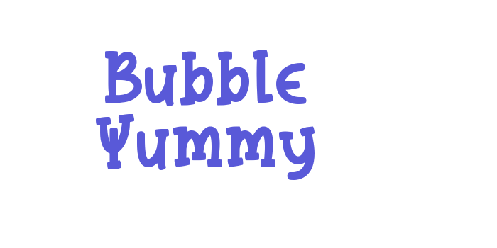 Bubble Yummy Font