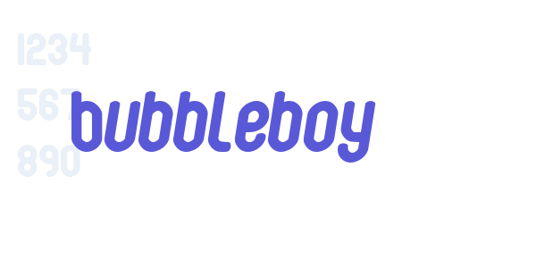 Bubbleboy font free