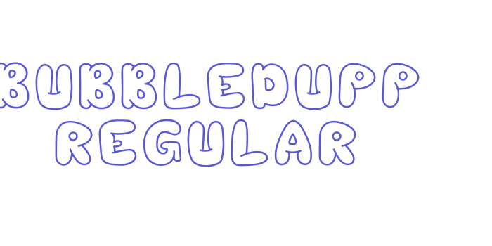 Bubbledupp Regular Font Download