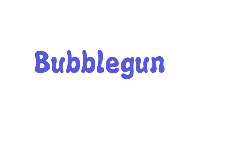 Bubblegun Font Download