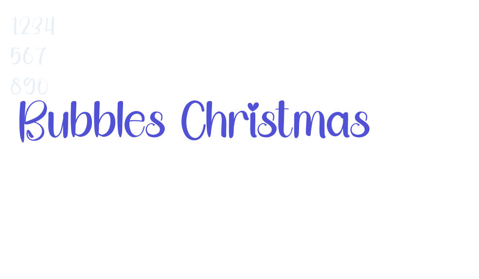 Bubbles Christmas-font-download