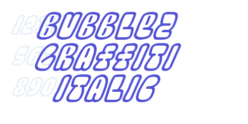 Bubblez Graffiti Italic-font-download