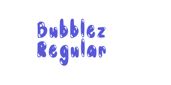 Bubblez Regular Font Download