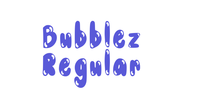 Bubblez Regular Font