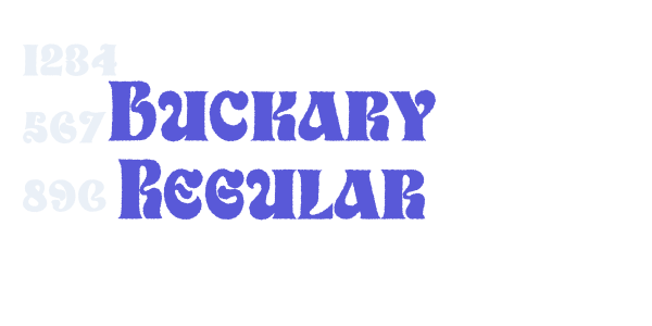 Buckary Regular font