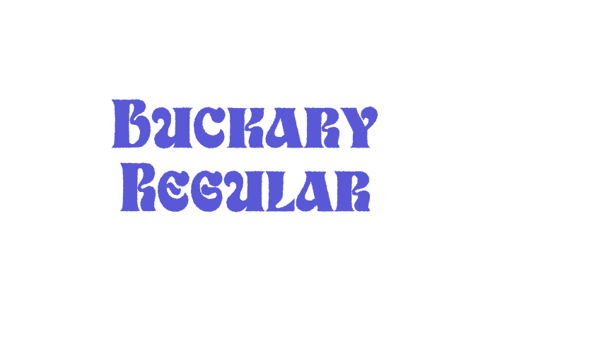 Buckary Regular Font Download