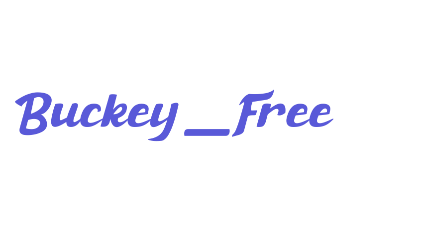 Buckey_Free Font