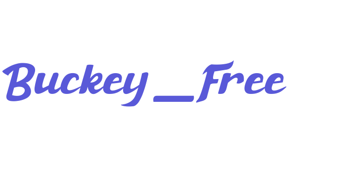 Buckey_Free Font Download