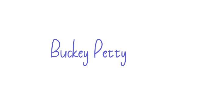 Buckey Petty Font Download