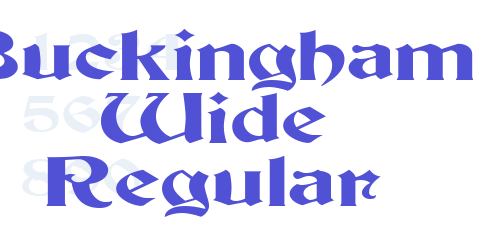 Buckingham Wide Regular-font-download
