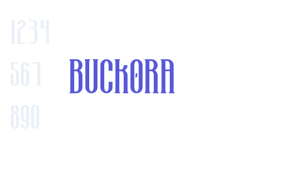 Buckora Font