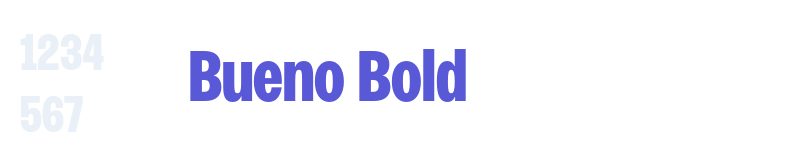 Bueno Bold-related font