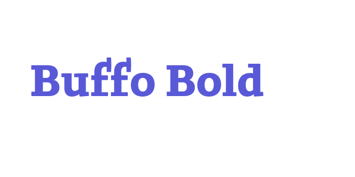 Buffo Bold Font Download