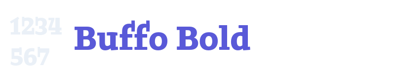 Buffo Bold-related font