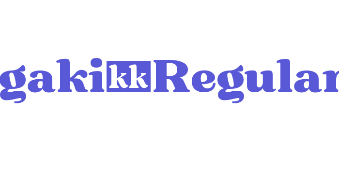 Bugaki-Regular Font Download